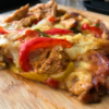 Low Carb made up pizza's - Chicken tikka & salami & olive (Banting - Friendly)